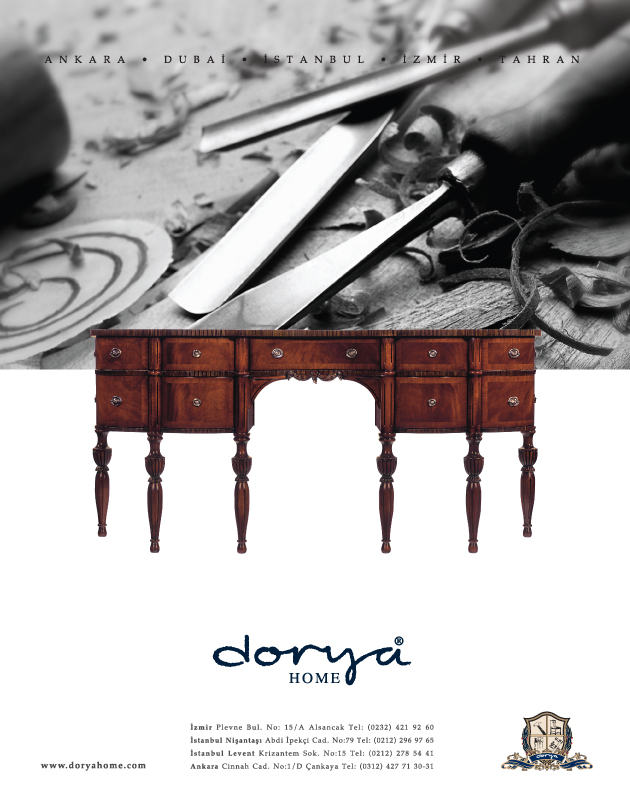 Dorya Home - Dergi ilanı