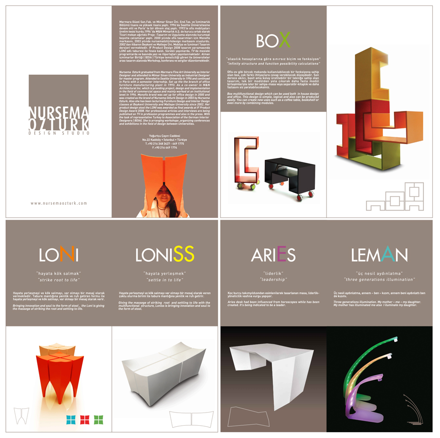 Nursema Öztürk Design Studio - Katalog Tasarımı