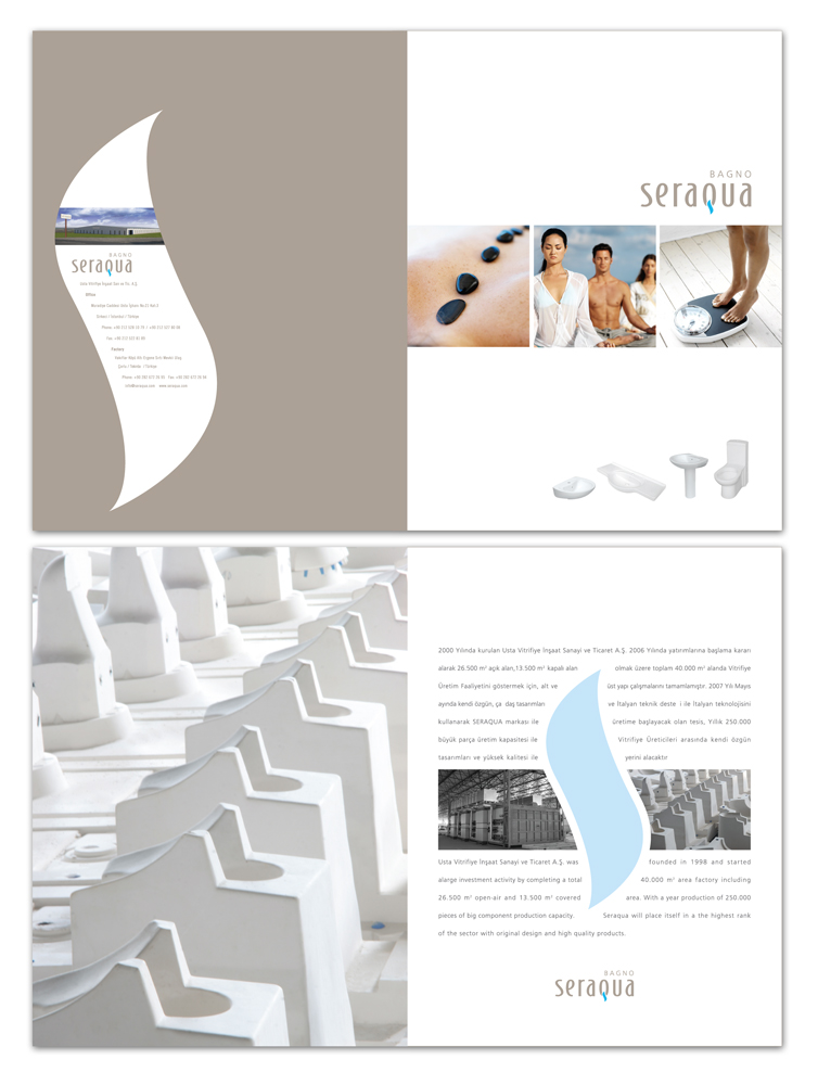 Seraqua Bagno - Katalog Tasarımı